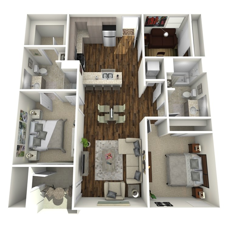 Floor plan image of 2B With Office