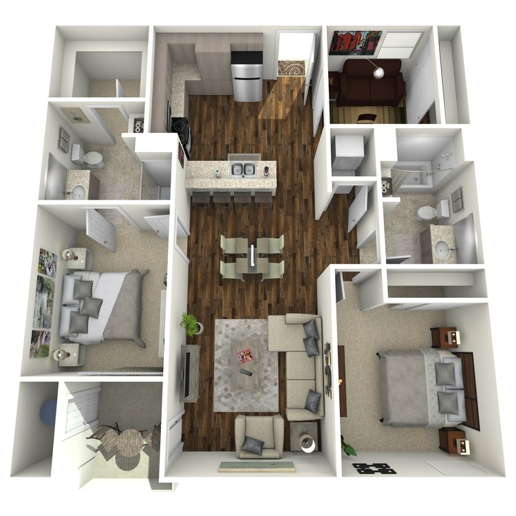 Floor plan image of 2B With Office