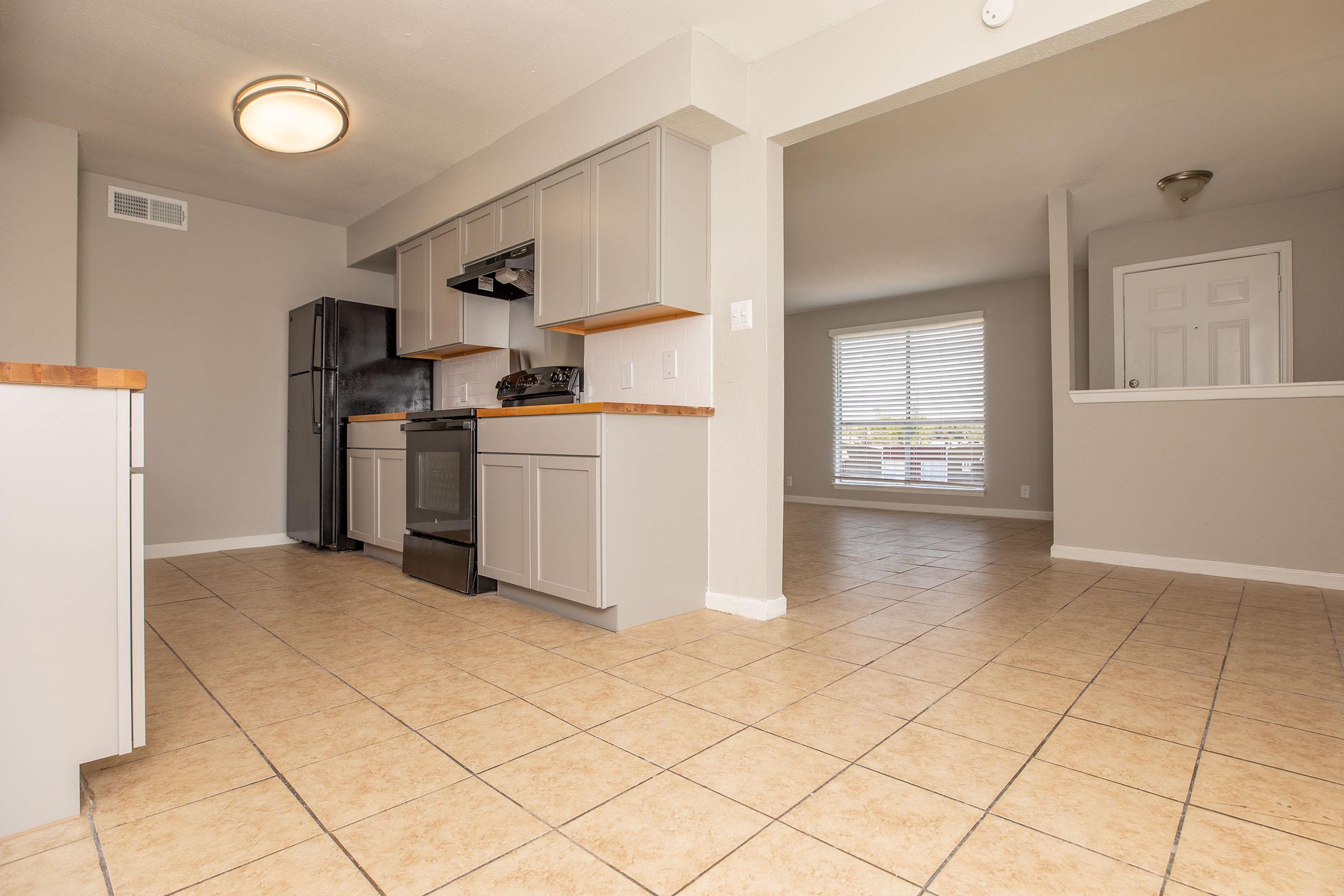 a view of a kitchen floor