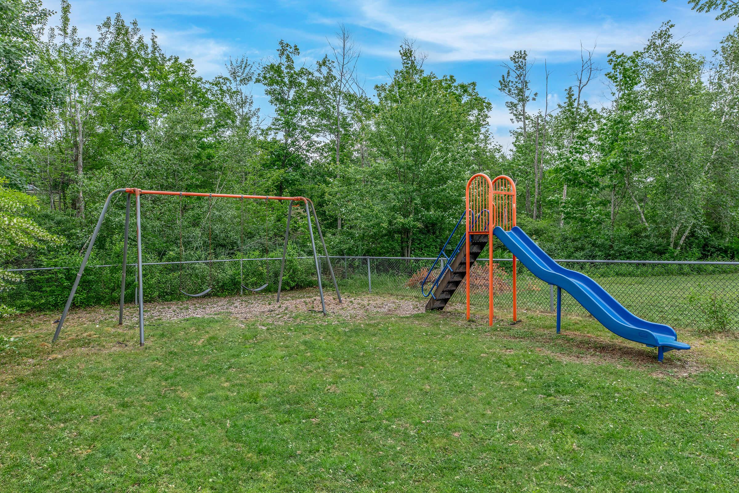 a boy in a yard