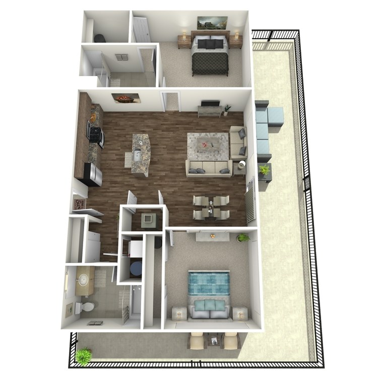Floor plan image of Penthouse 100