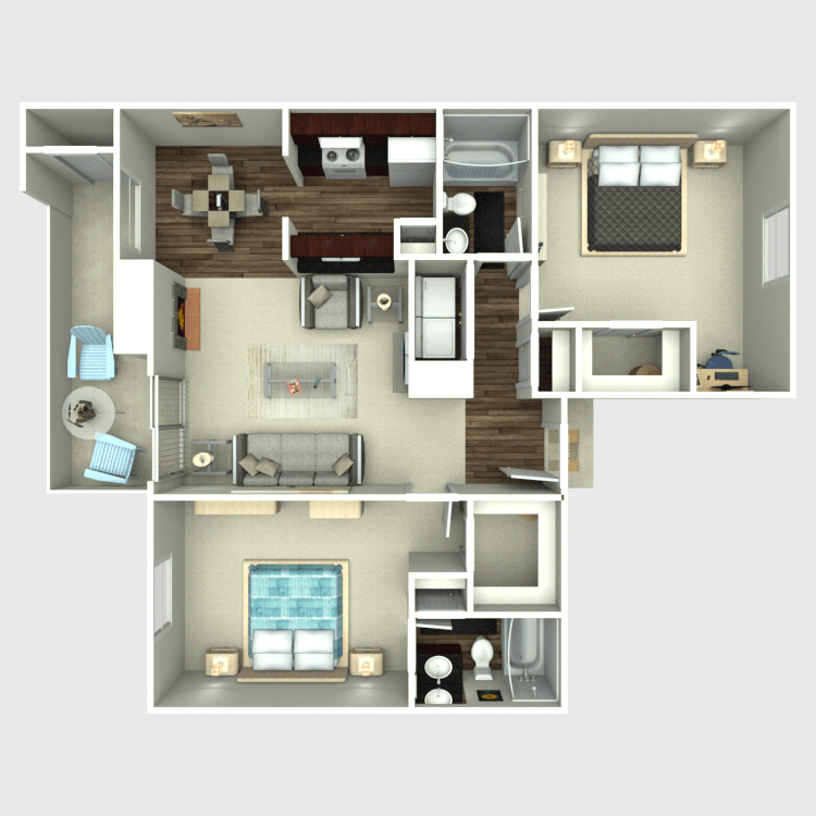 Floor plan image of The Oak