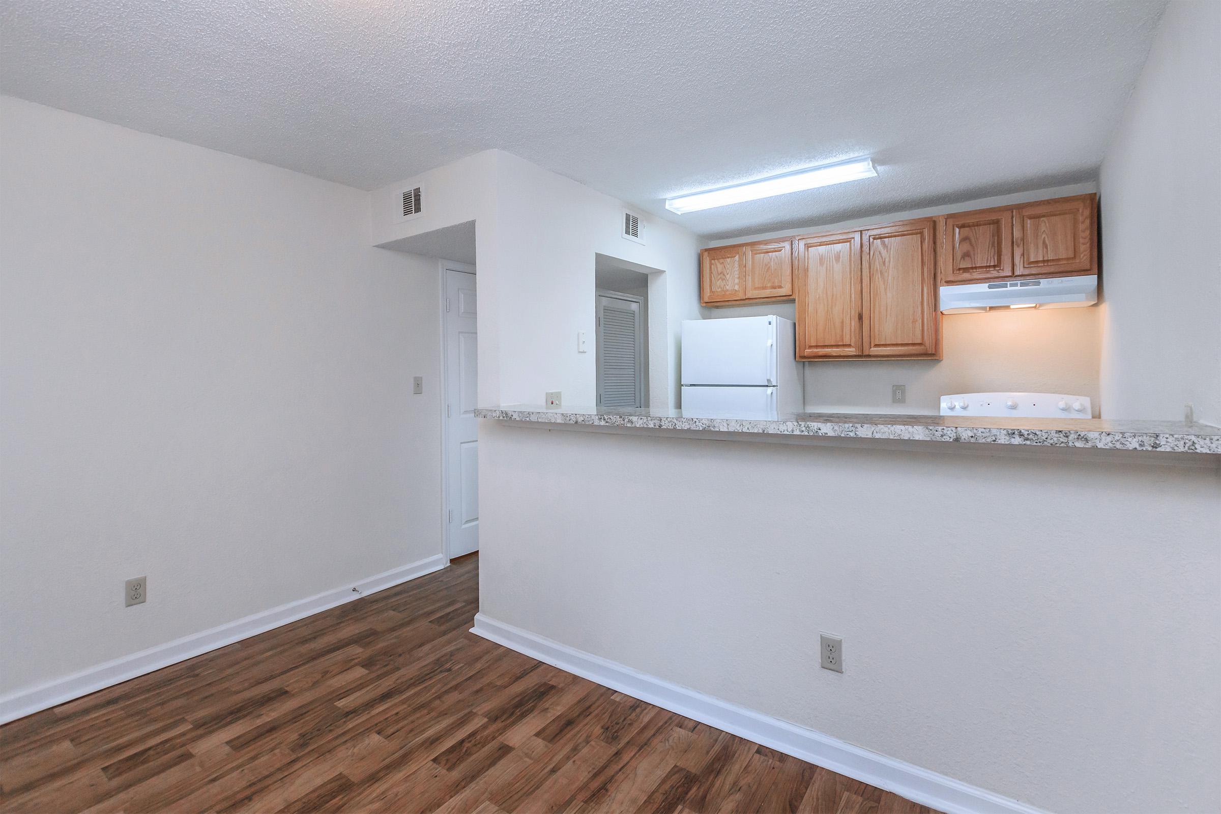 a view of a kitchen