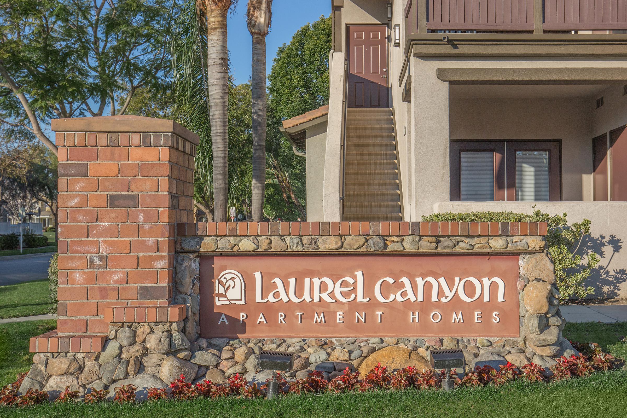 Laurel Canyon Apartment Homes monument sign