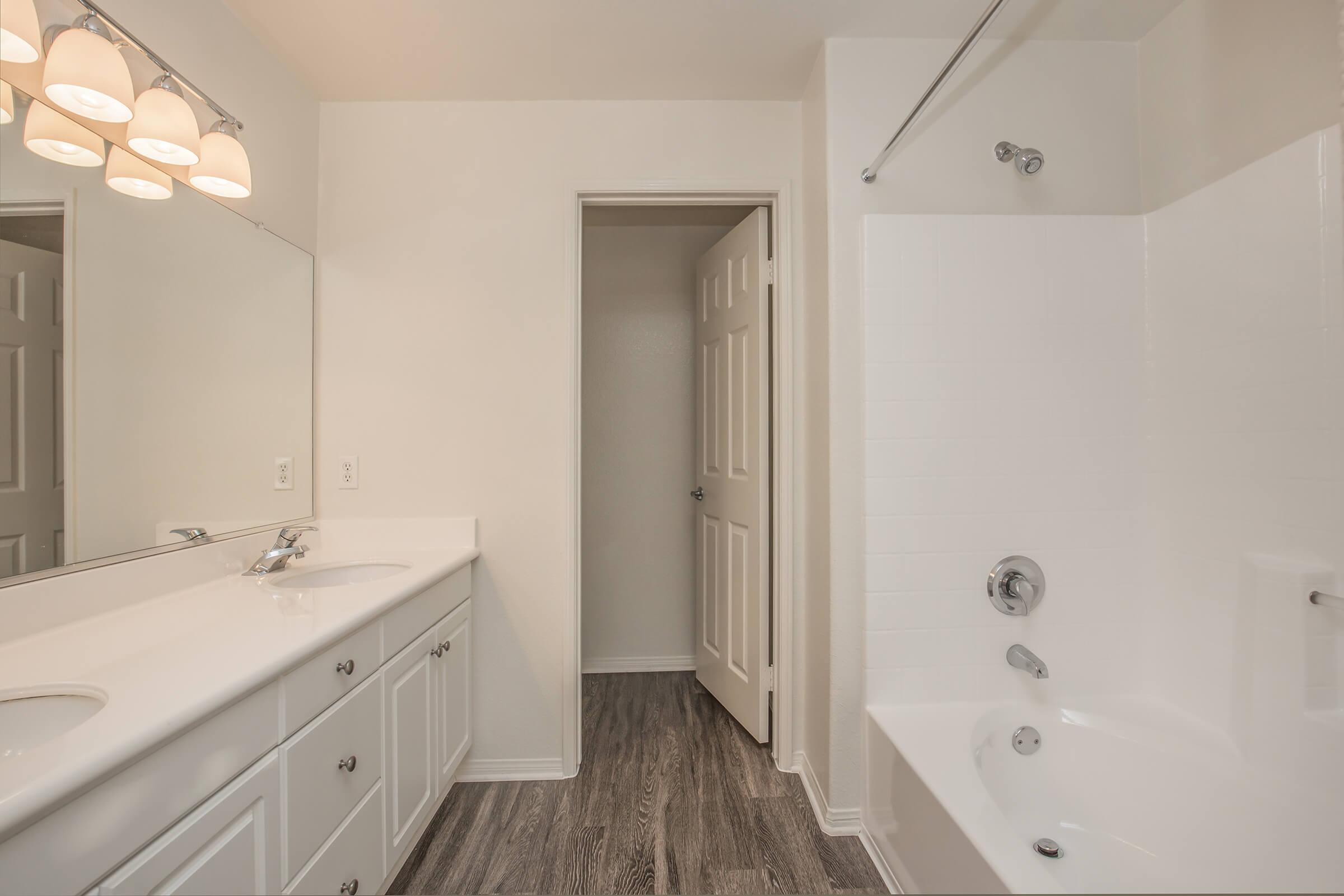 Bathroom with two sinks