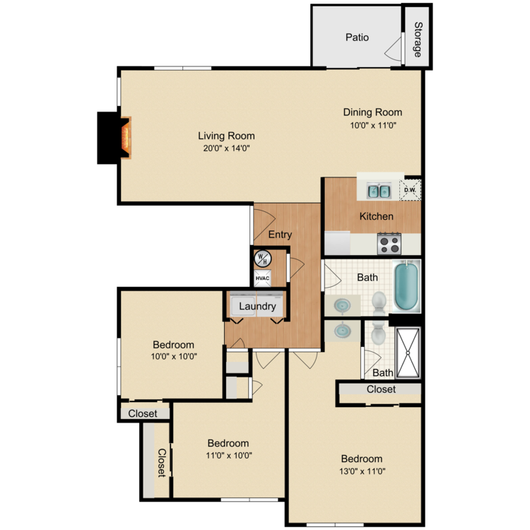 Floor plan image of Cypress