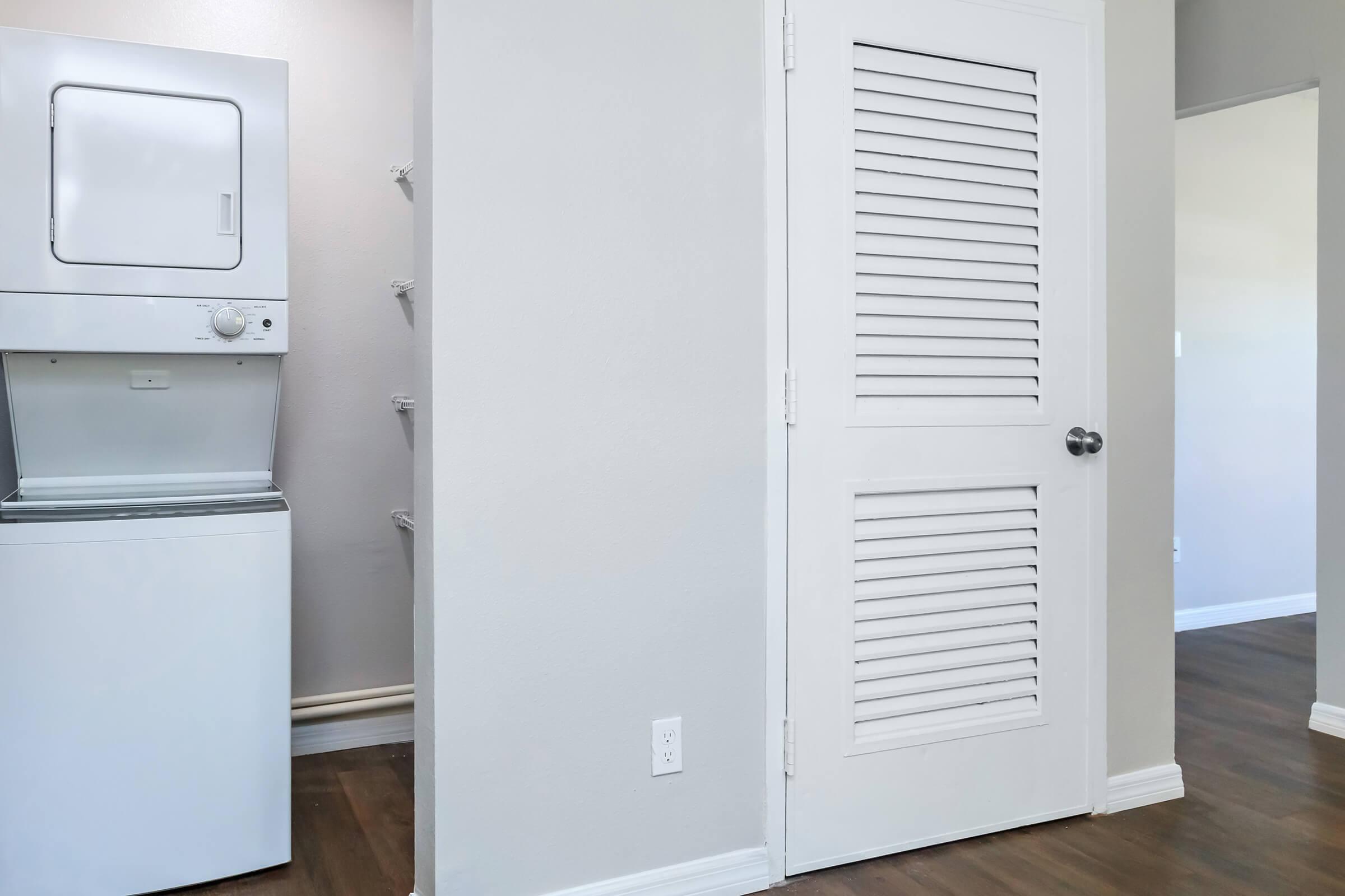 a refrigerator with the door open