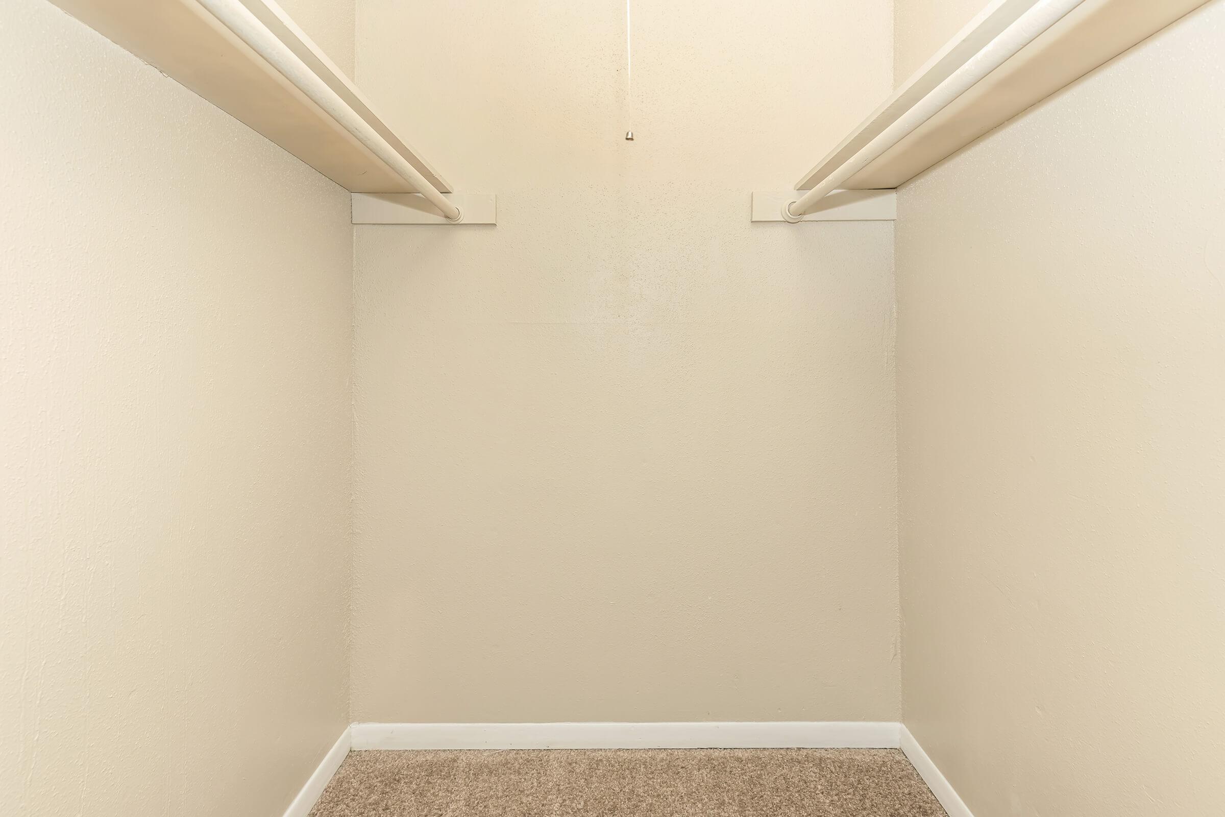 LARGE CLOSETS FOR EXTRA SPACE