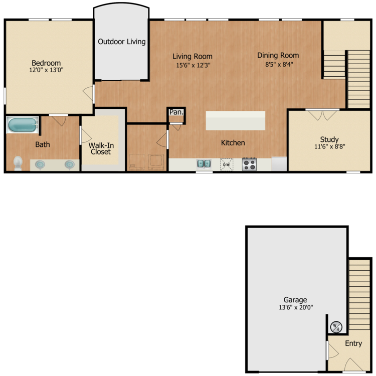 Floor plan image of Serape