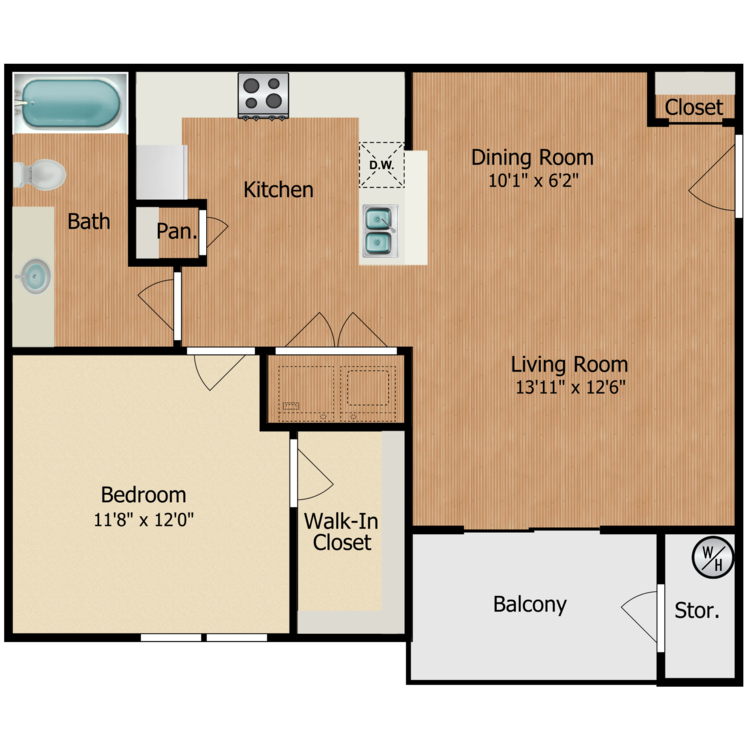 Floor plan image of Canyon