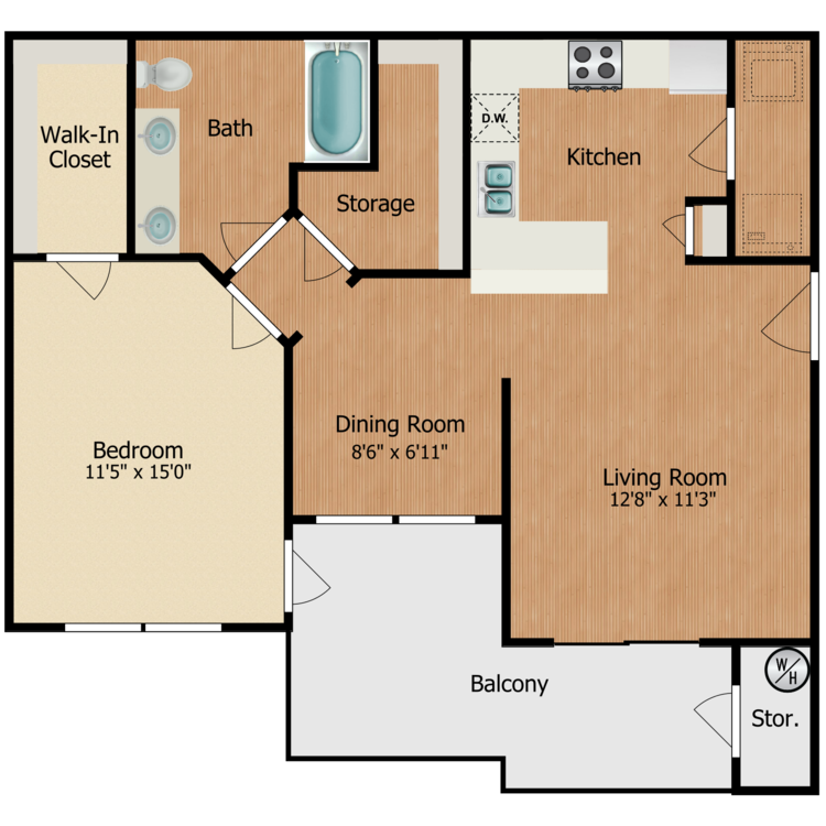 Floor plan image of Mojave