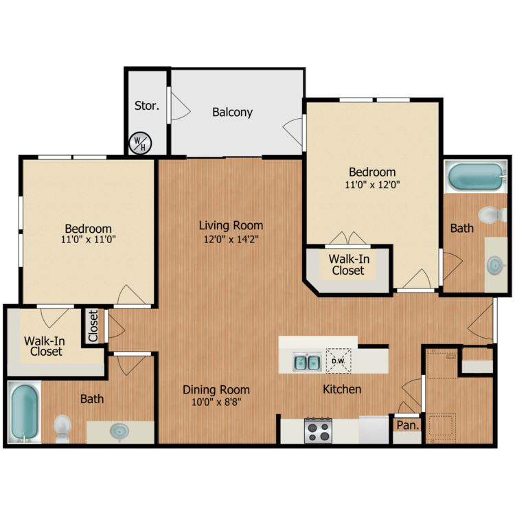 Floor plan image of Carson