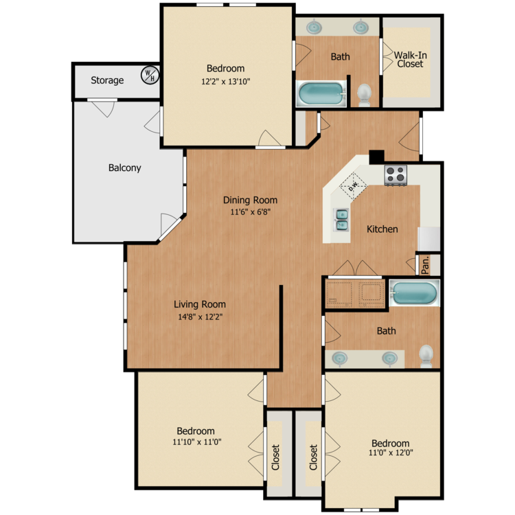 Floor plan image of Alamo