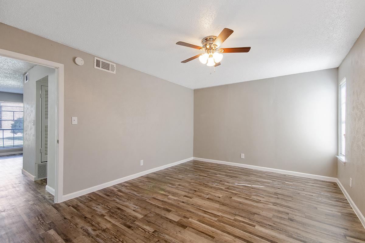 a room with a wooden floor