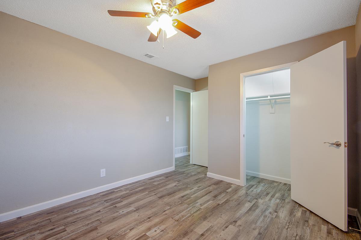 a room with a wooden floor