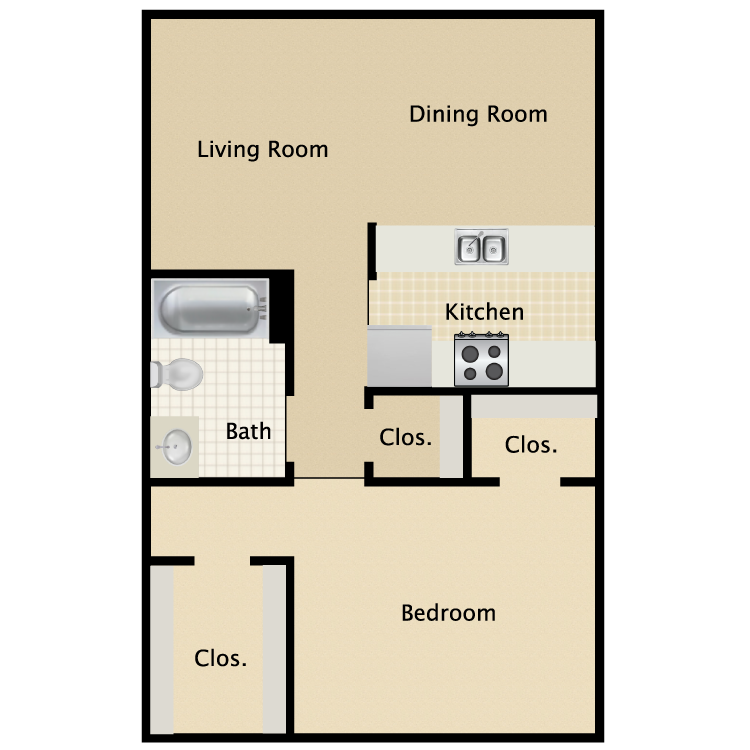 Floor plan image of A1
