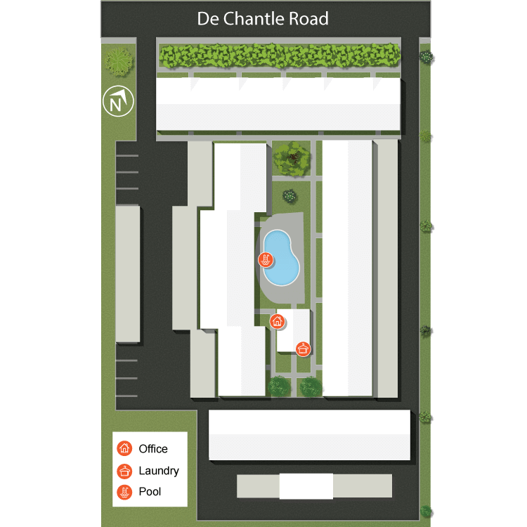 If you have a question regarding the relative location of an apartment home, please give us a call.