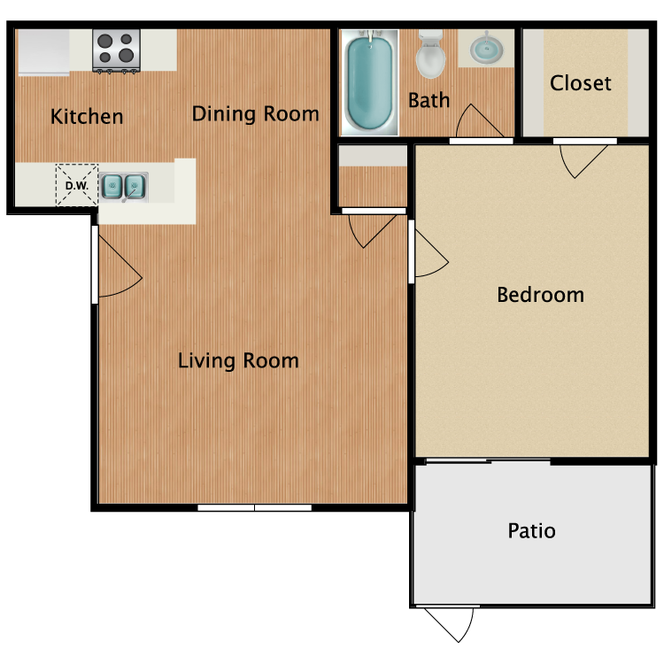 Floor plan image of A1