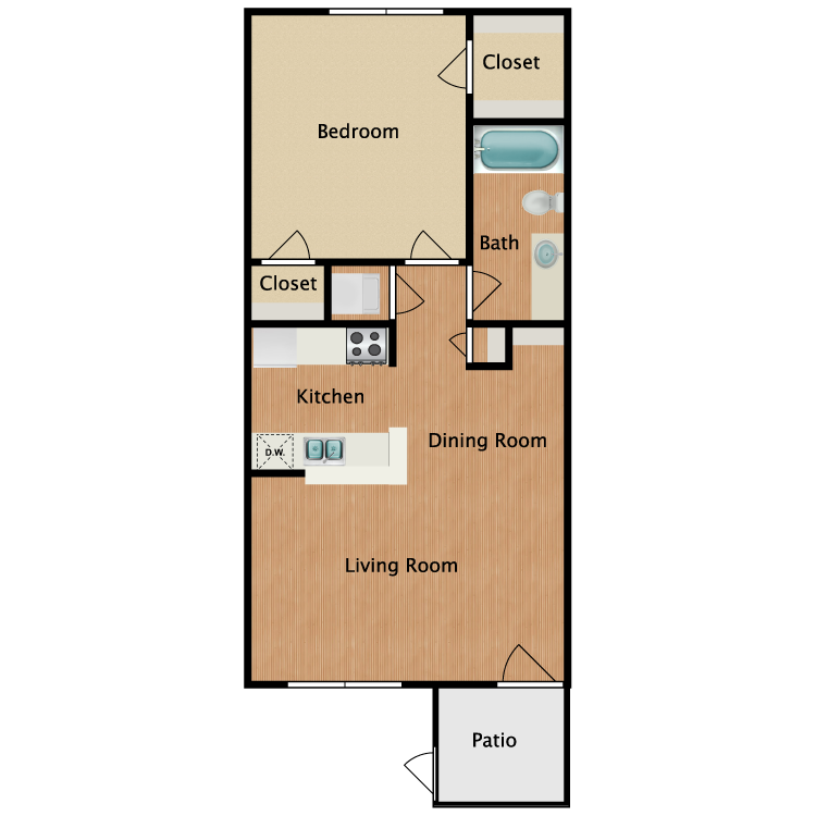 Floor plan image of C1