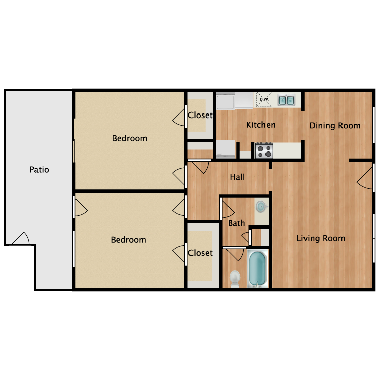 Floor plan image of E