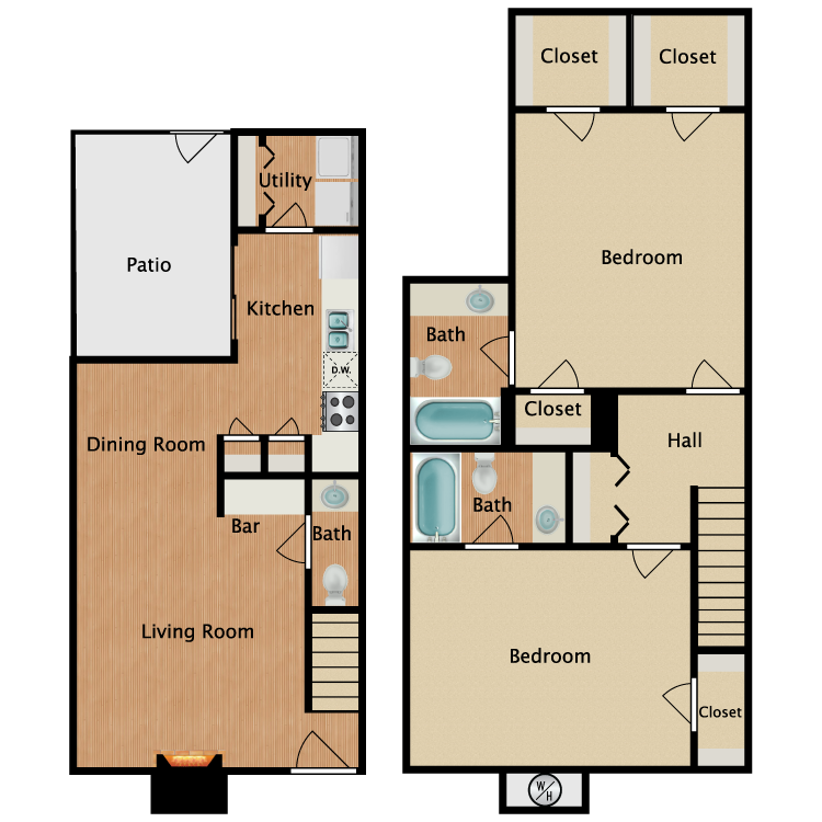 Floor plan image of K