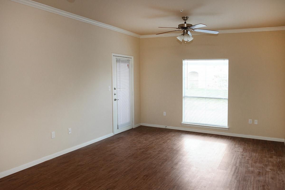 a room with a wooden floor