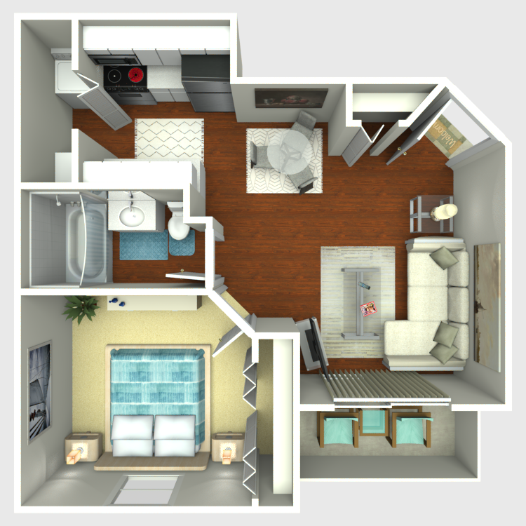 Floor plan image of Ruby