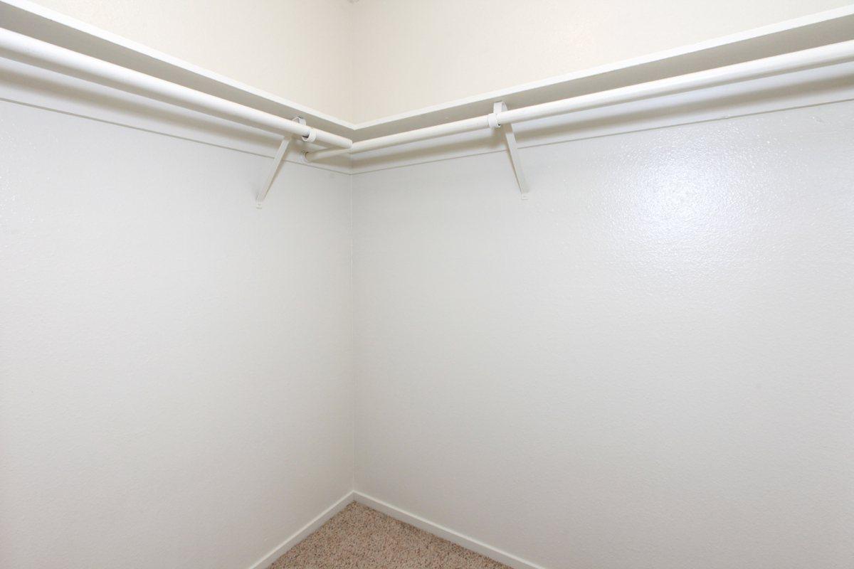 We have walk-in closets at Westwood Apartments