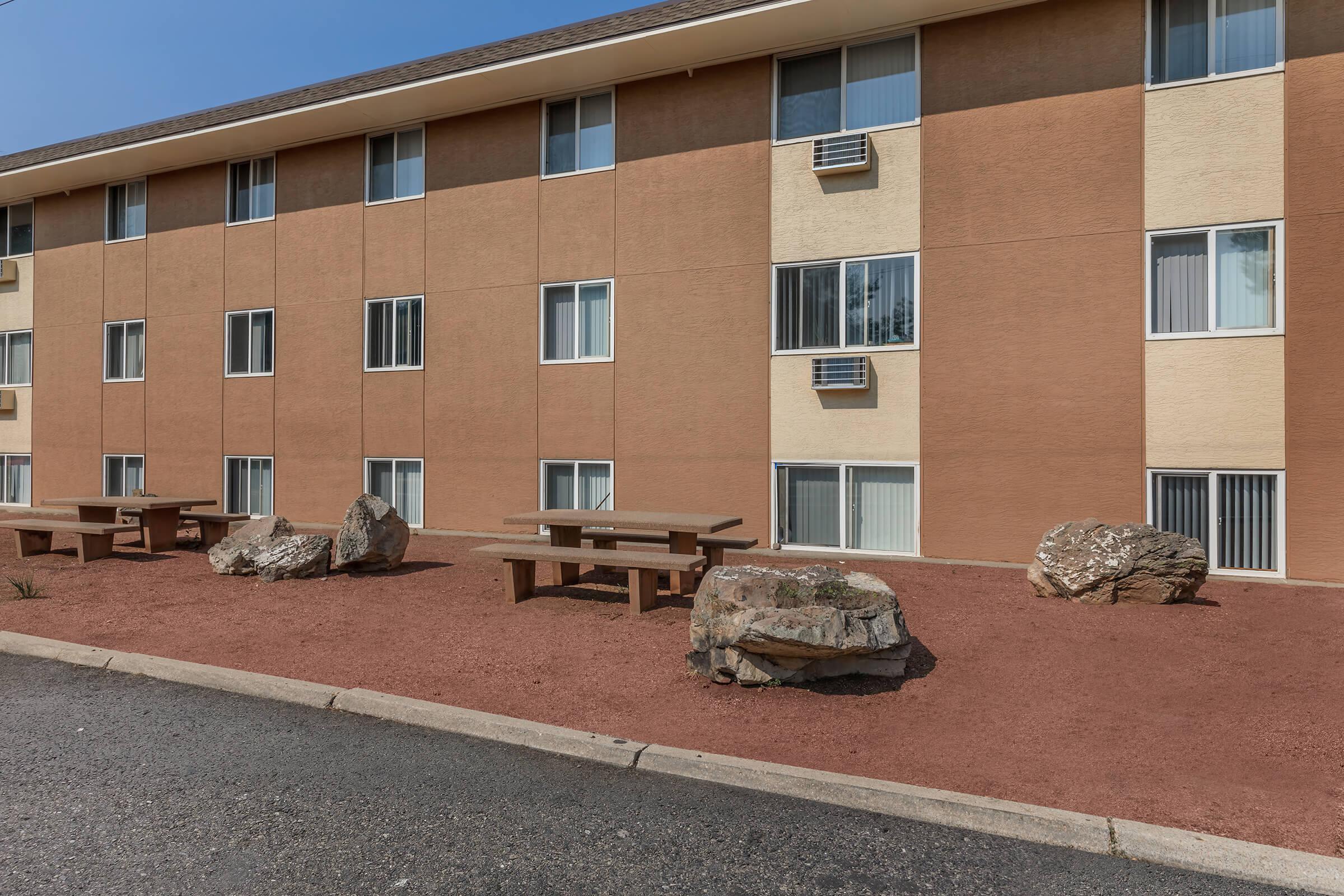 a large brick building