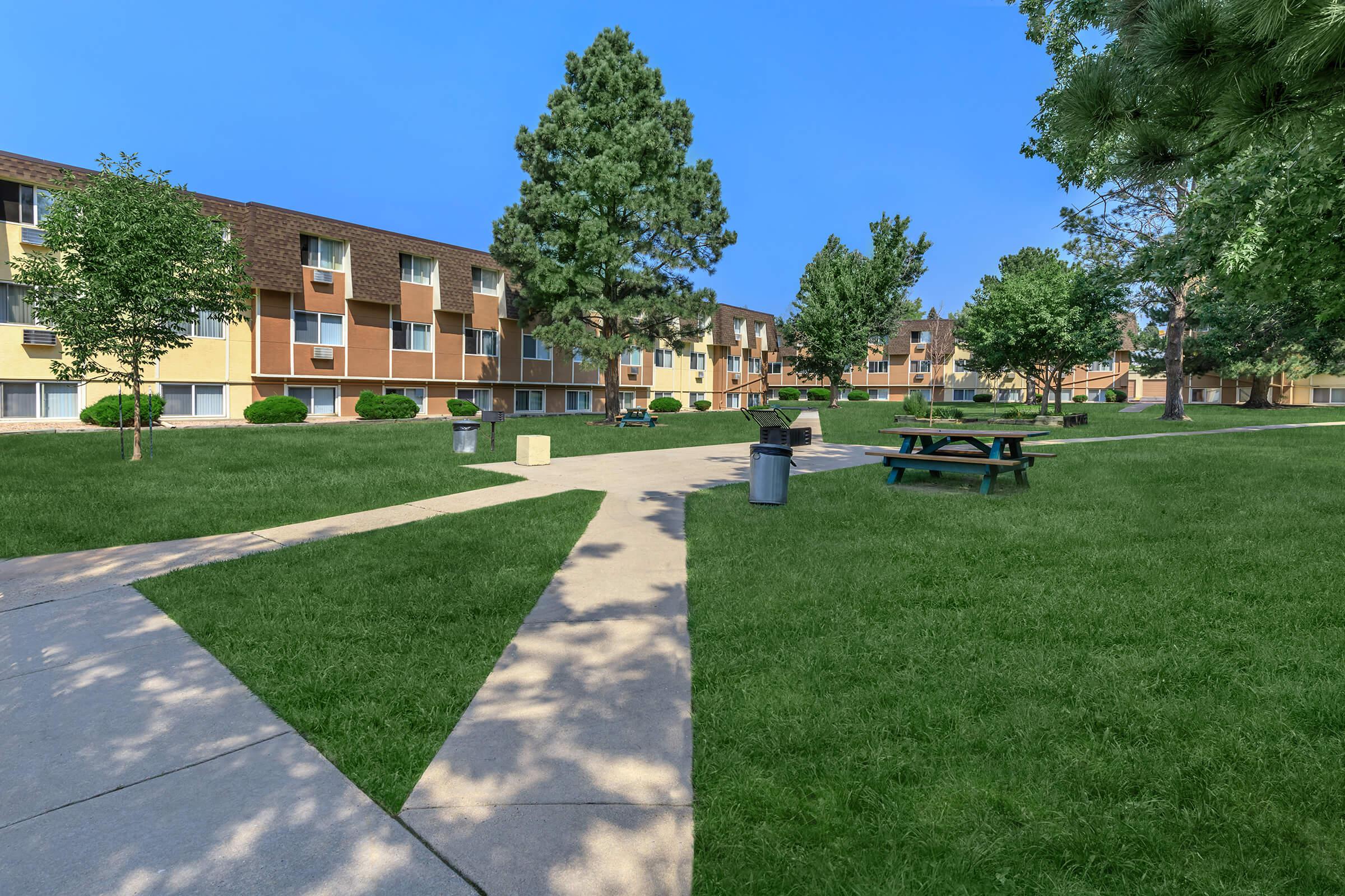 a large lawn in front of a house