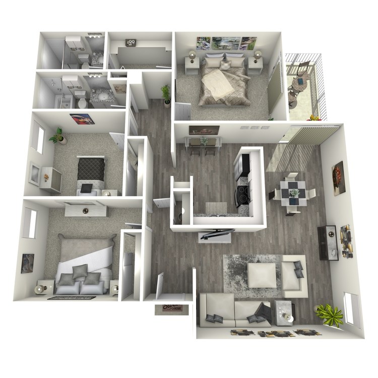 Floor plan image of C1
