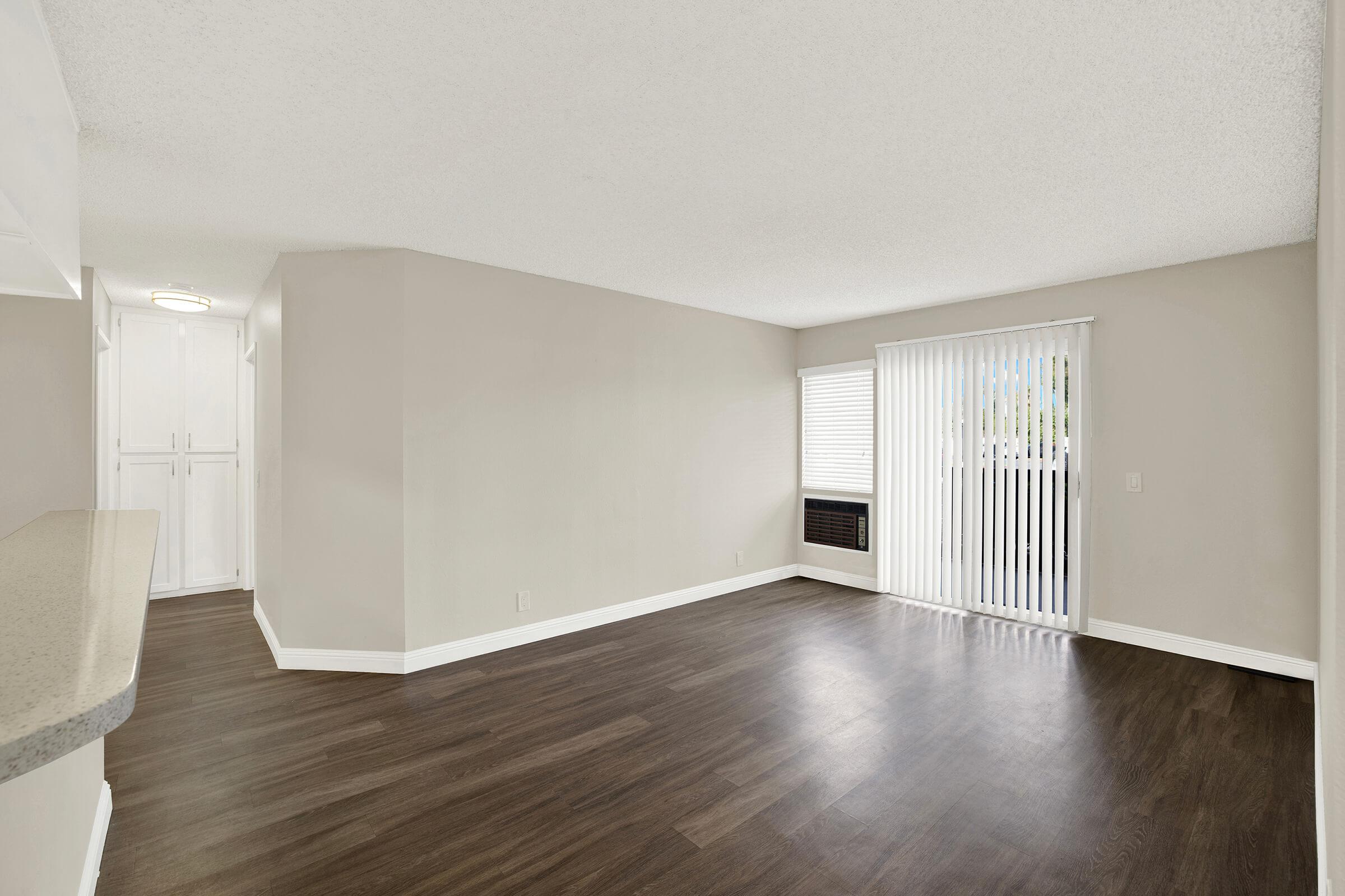 a room with a wooden floor