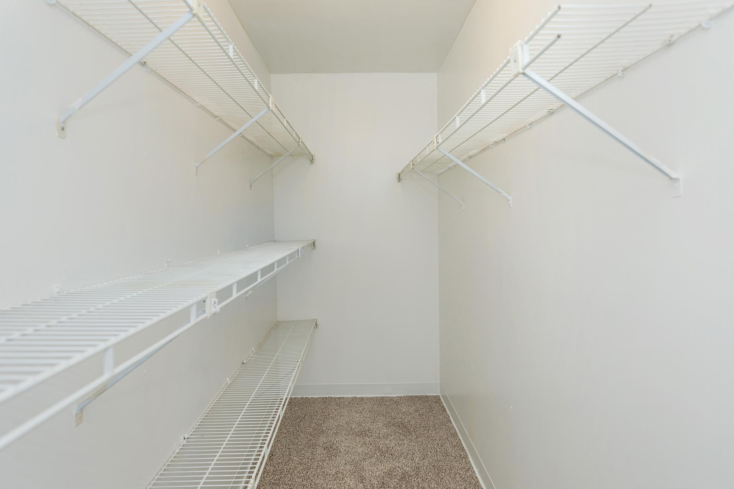 AMPLE STORAGE SPACE