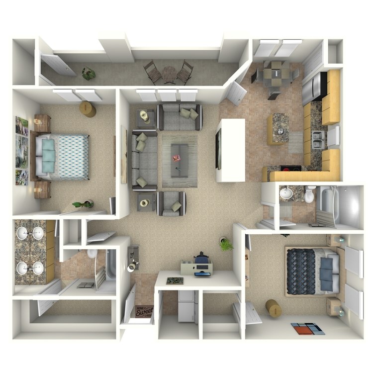Floor plan image of B3