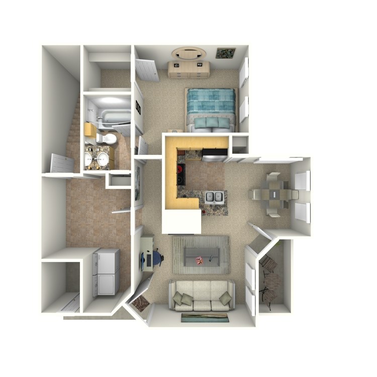 Floor plan image of A3b