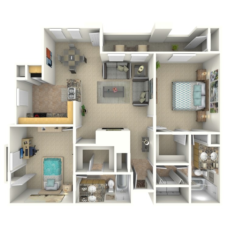 Floor plan image of B2