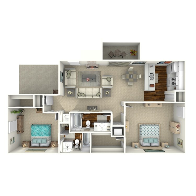 Floor plan image of B2