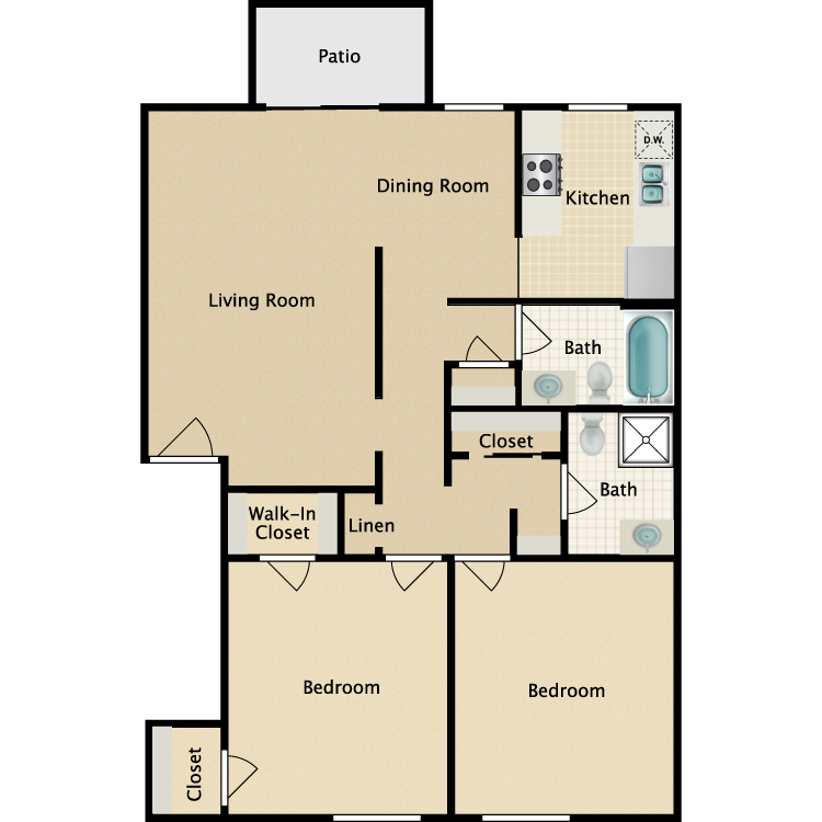 Floor plan image of Plan B