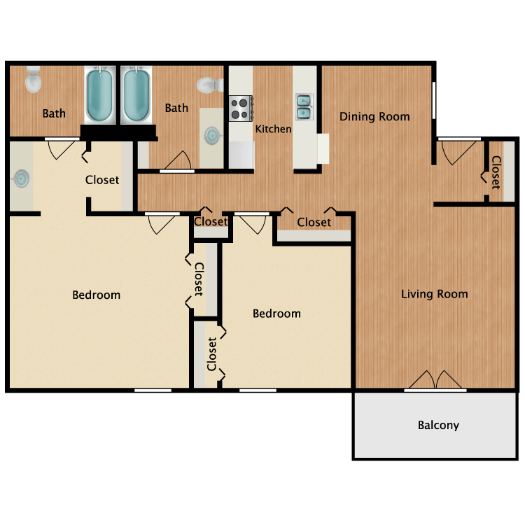 Floor plan image of Edwin