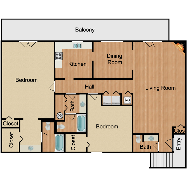 Floor plan image of Vaughn