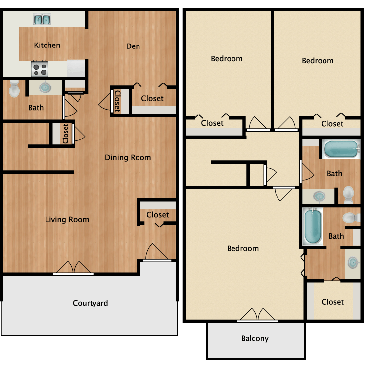 Floor plan image of Warner