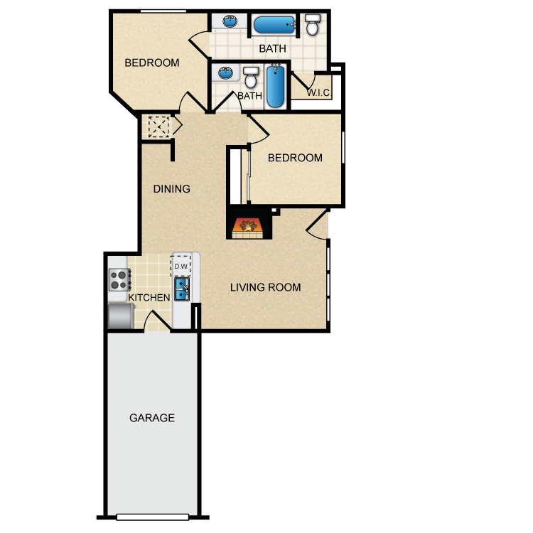 Floor plan image of Via Tuscany