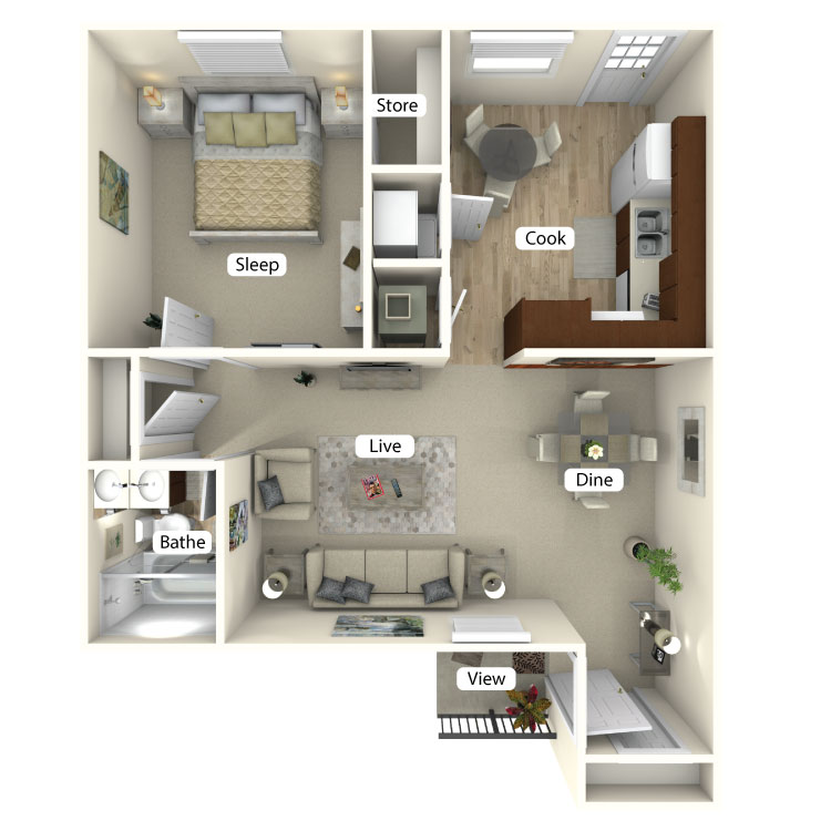 Floor plan image of The Gardenia