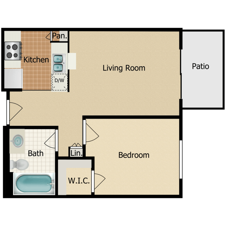 Floor plan image of Plan 1