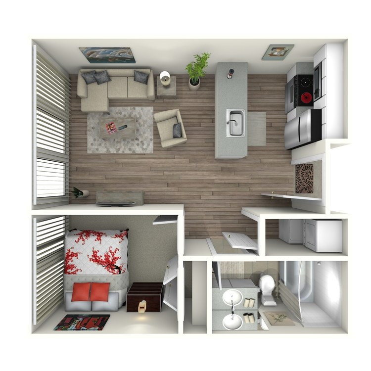 Floor plan image of Eiffel: B