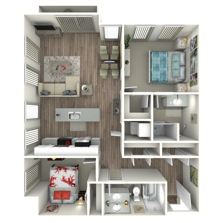 Floor plan image of Versailles: A