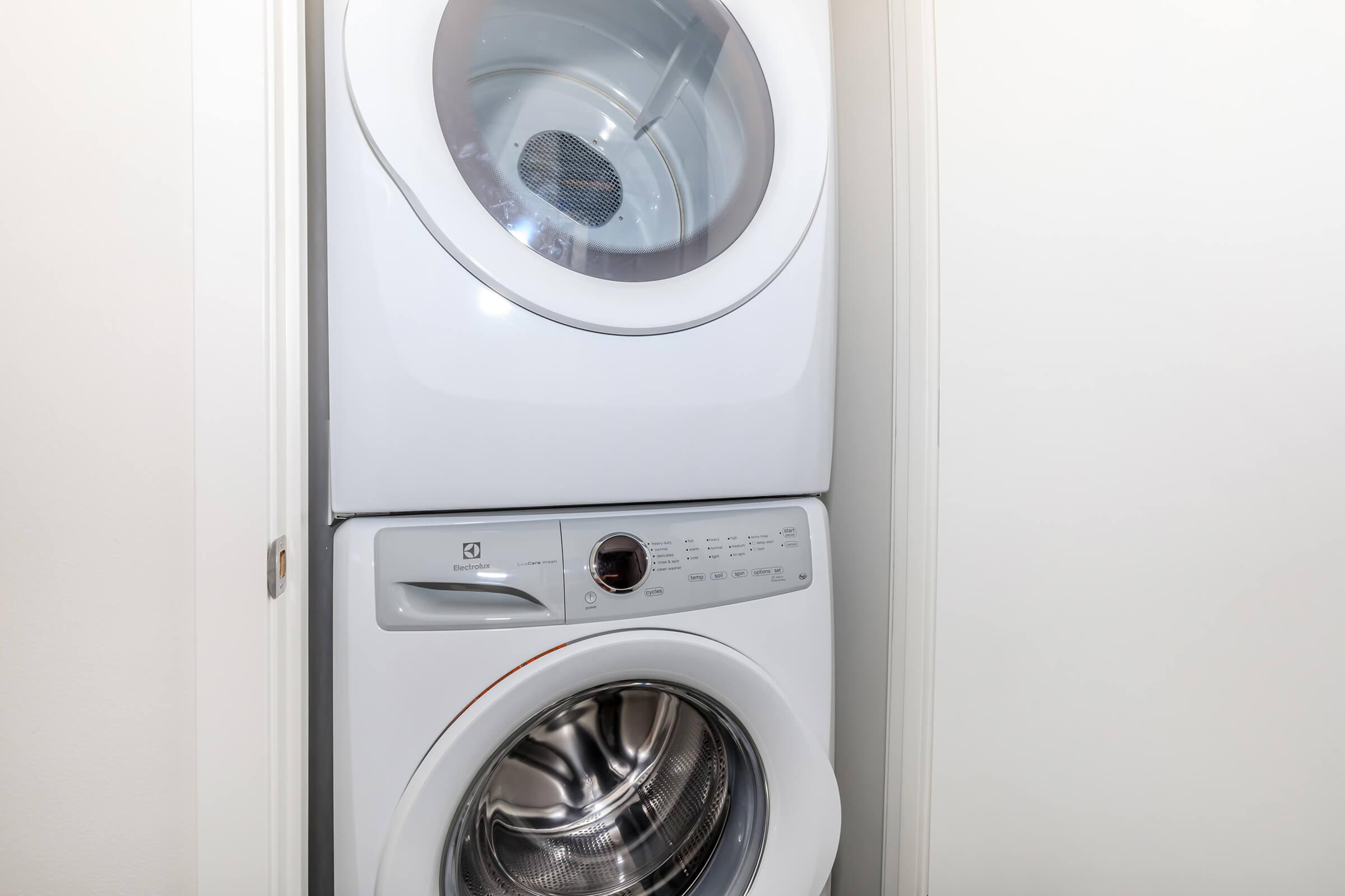 EASY ACCESS WASHER AND DRYER IN HOME