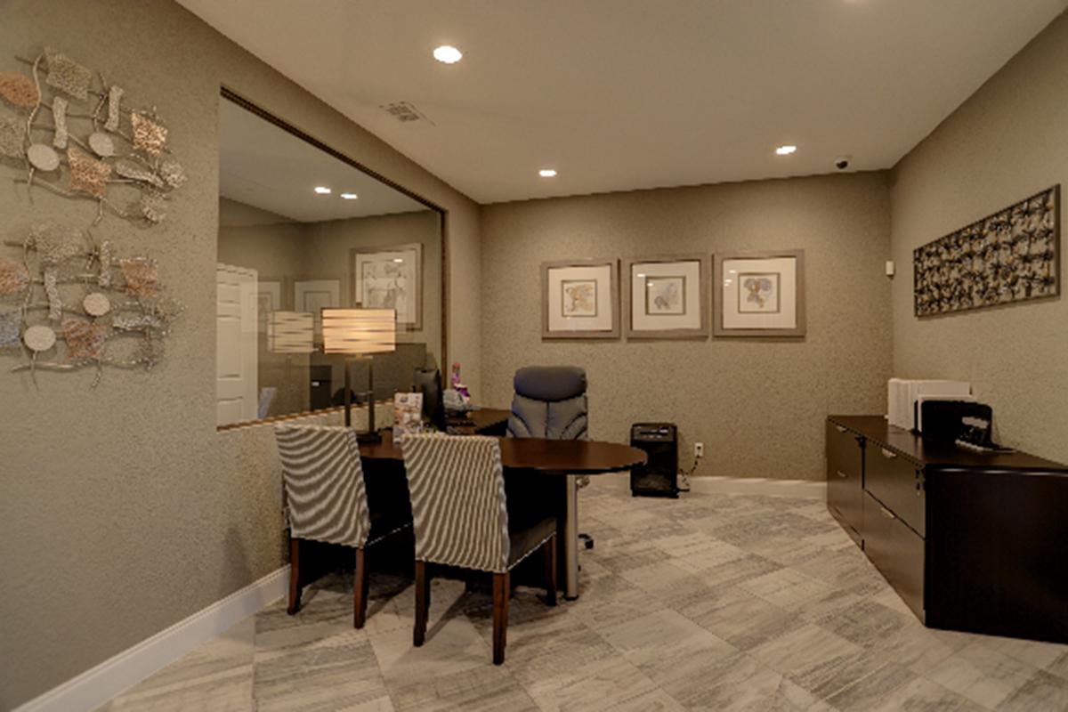 a view of a living room