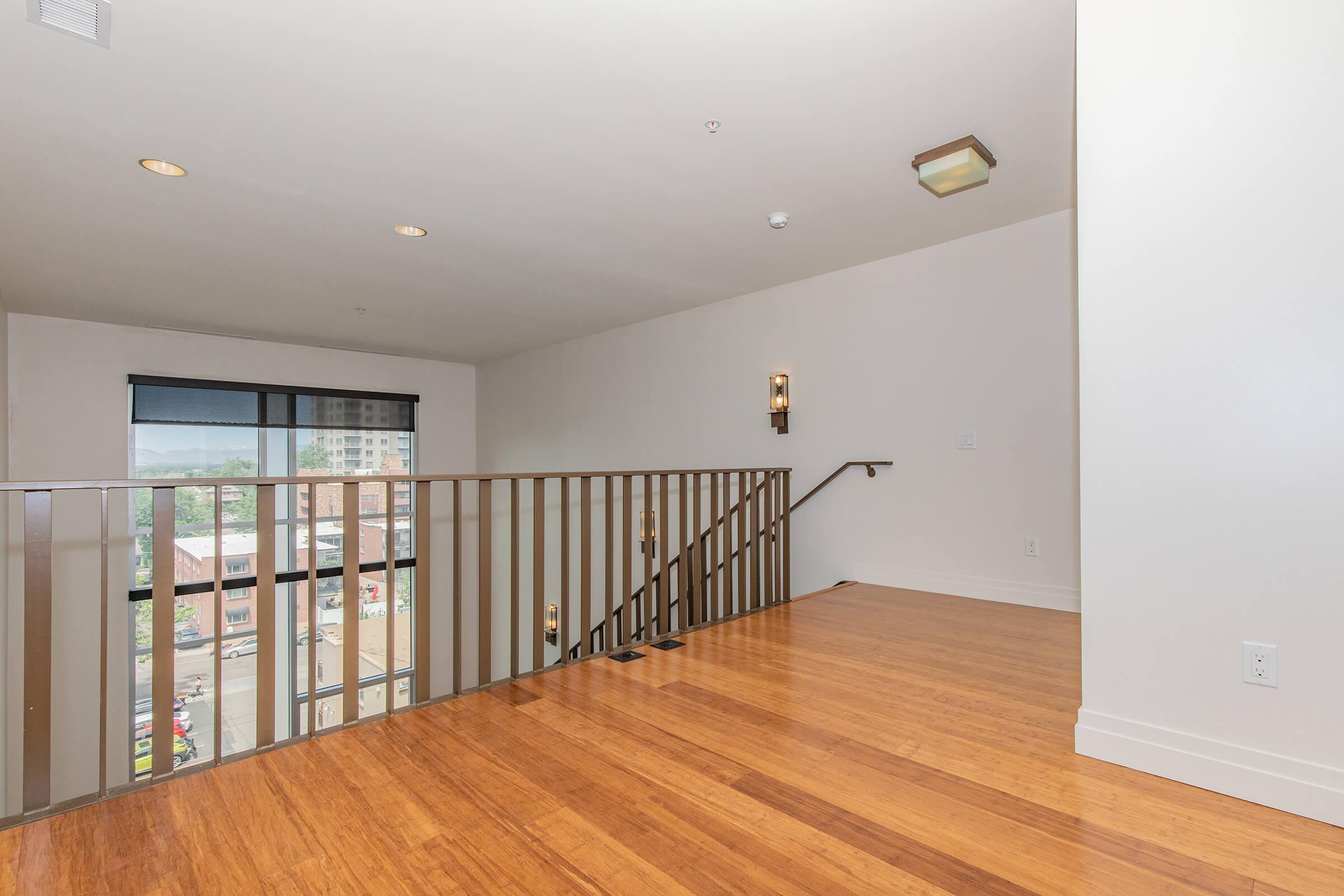 a room with a wooden floor