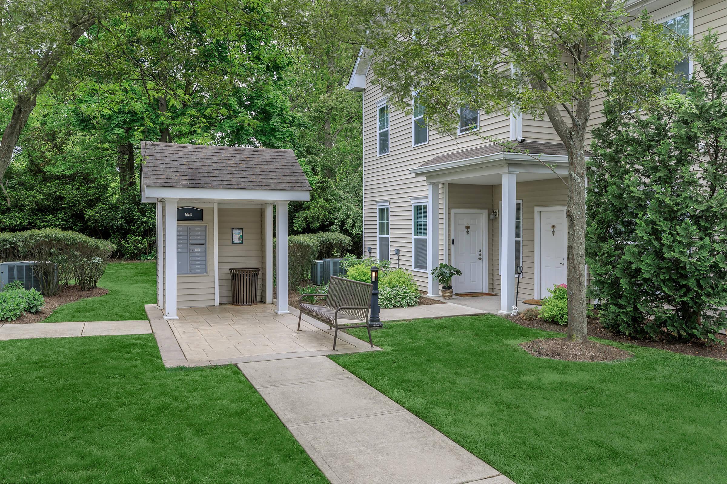 a large lawn in front of a house